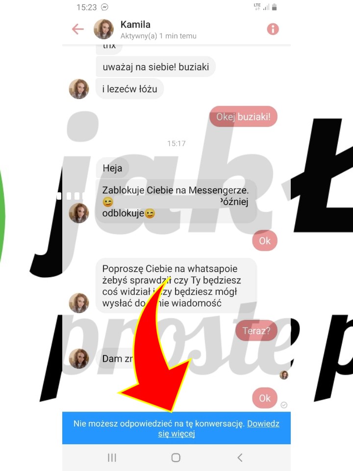 Czy ktos widzi co pisze na Messengerze?