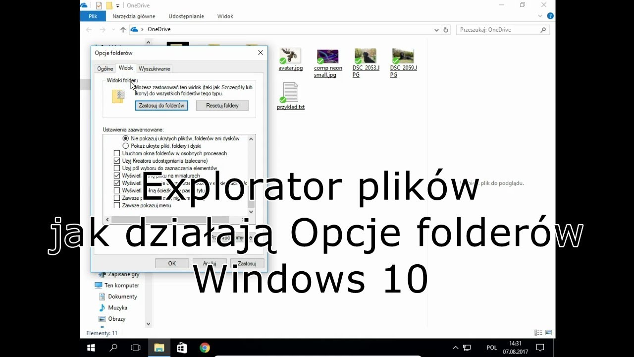 Gdzie są opcje folderów?