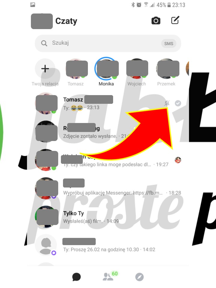 Jak sprawdzić czy ktoś mnie wyciszył na Messengerze?