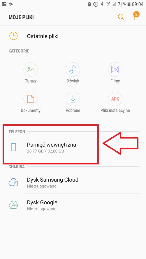 Jak zrobić ukryty folder w telefonie?