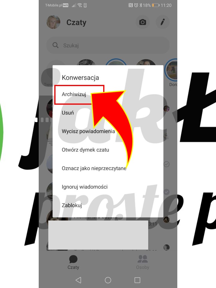 Co daje archiwizacja na Messengerze?