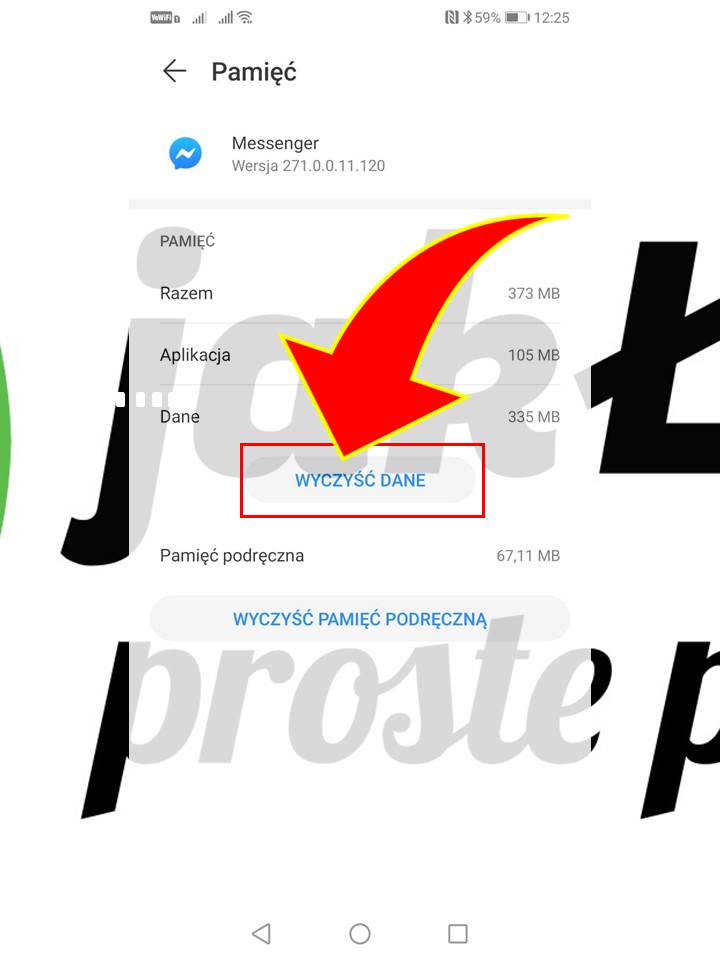 Jak wyczyścić Messenger?