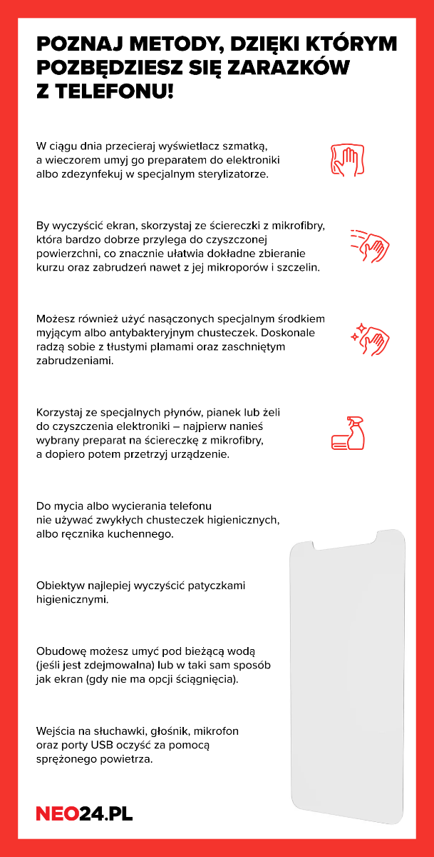 Jak wyczyścić telefon?