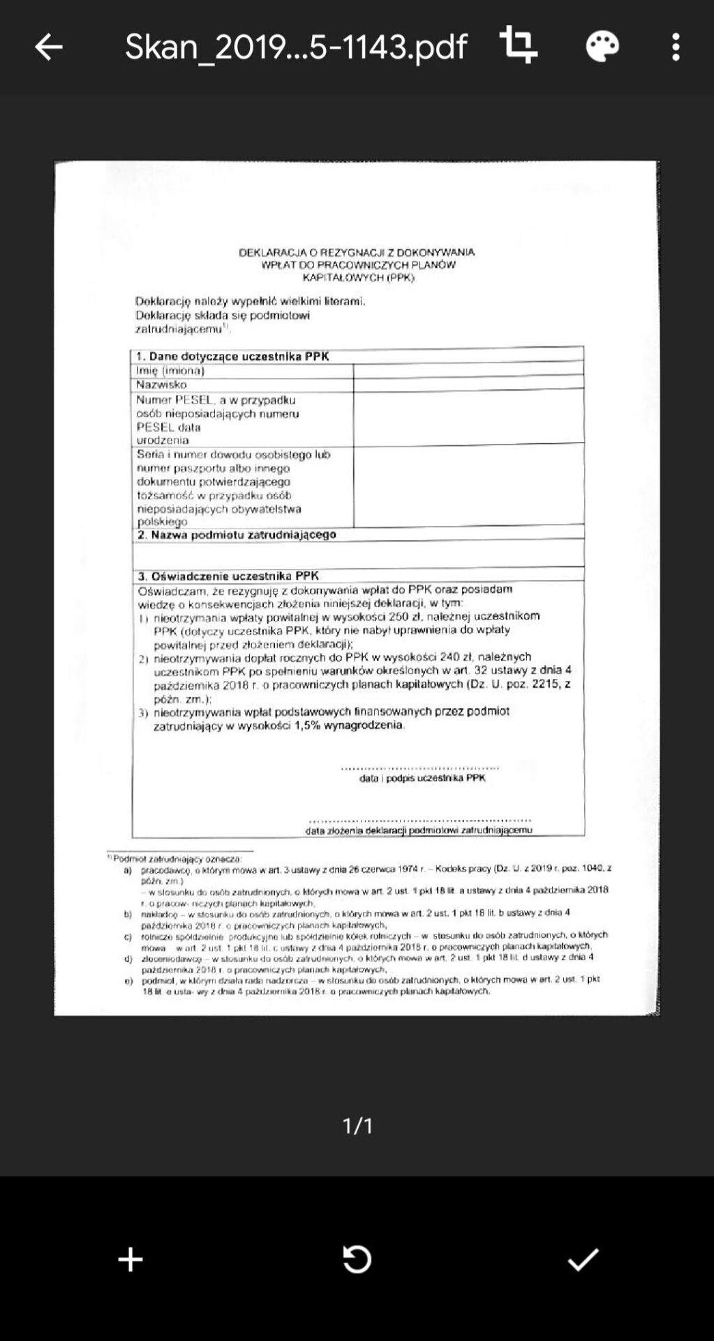 Czy da się zrobić skan telefonem?