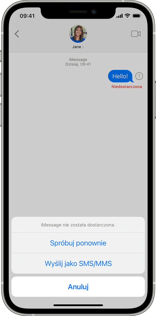 Dlaczego nie mogę wyslac MMS z iPhone?