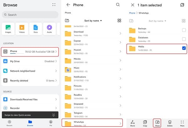 Jak przeniesc WhatsApp na SD?