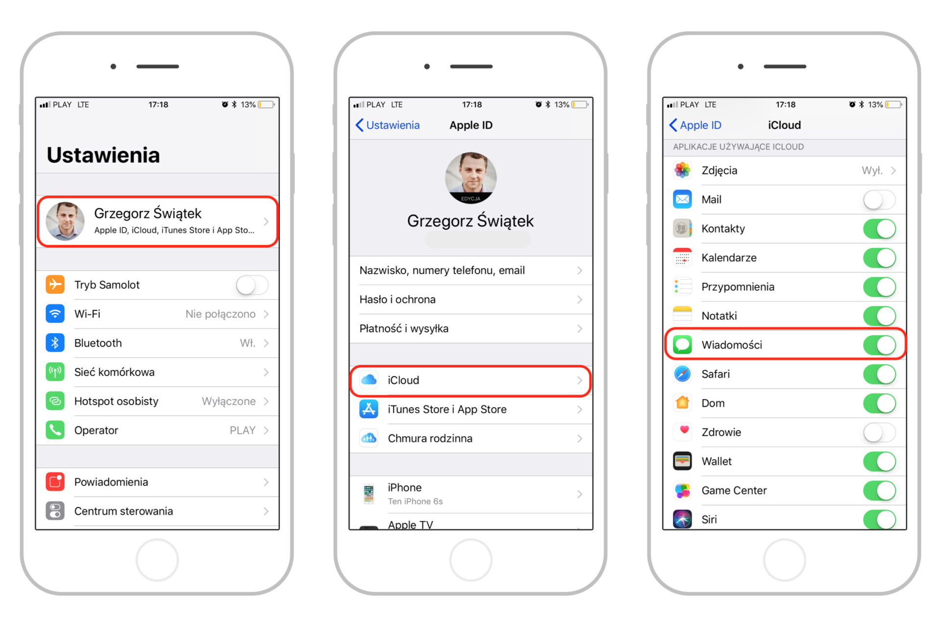 Jak sprawdzic co mam w chmurze iCloud?