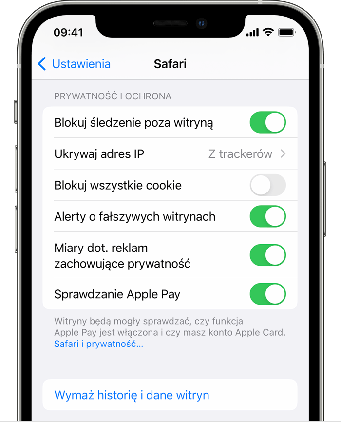 Jak sprawdzic historię prywatna iPhone?