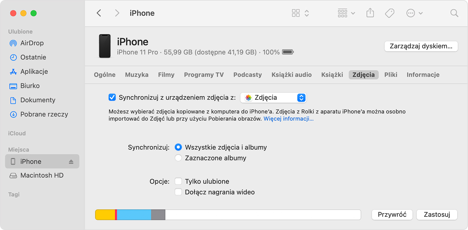 Jak synchronizować zdjęcia z iCloud?