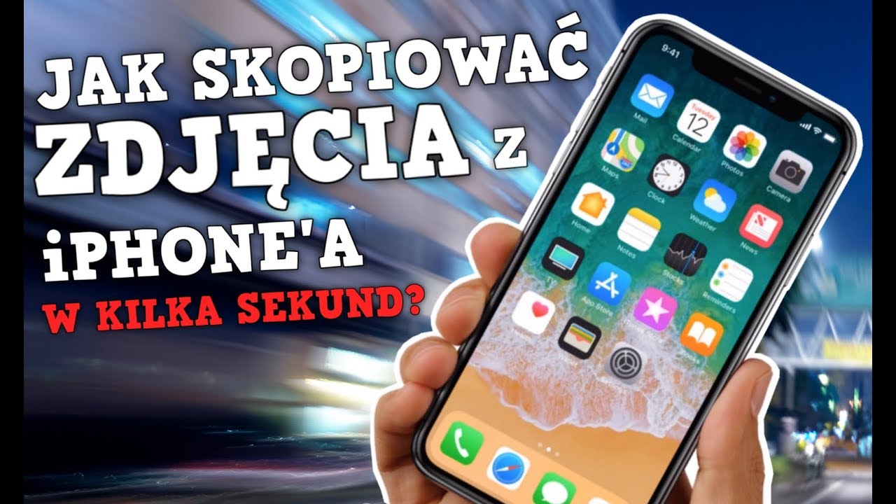 Jak szybko przeslac zdjęcia z iPhone?