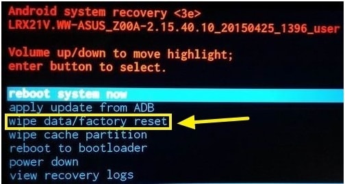 Co oznacza factory data reset?