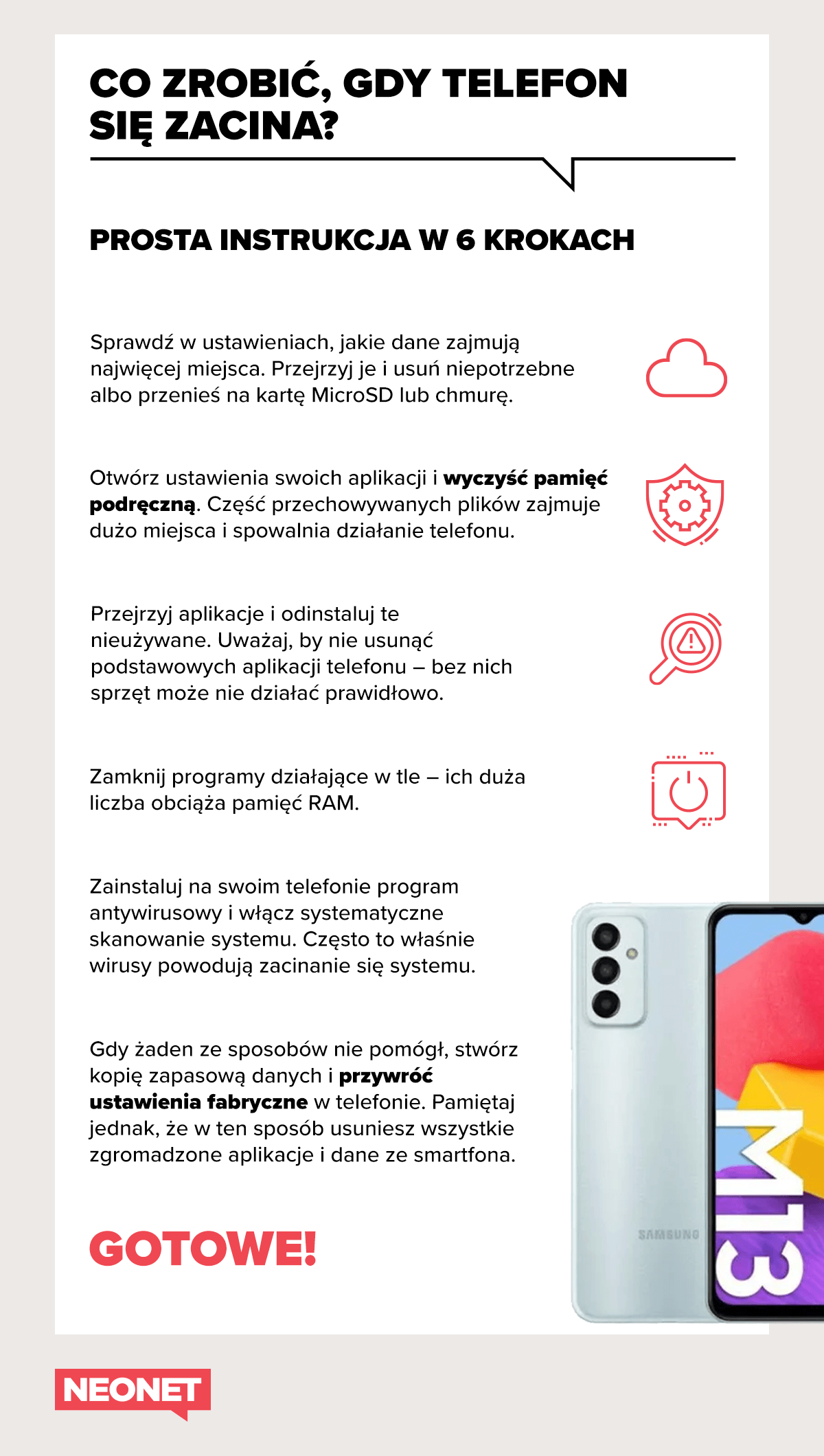 Czemu zawiesza się telefon?