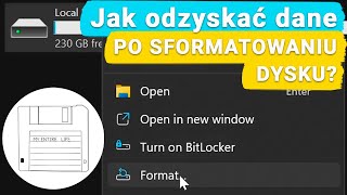 Czy da się odzyskać dane po sformatowaniu dysku?