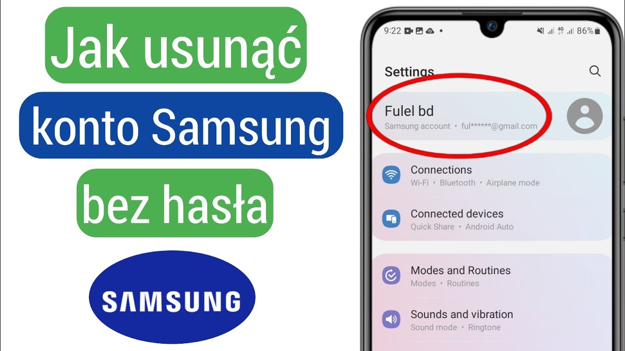Czy reset telefonu usuwa konto Samsung?