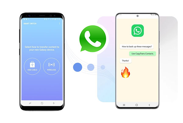Czy Smart Switch przenosi dane z WhatsApp?