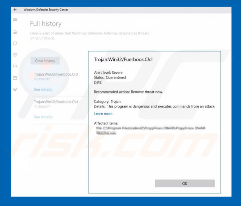 Czy Windows Defender usuwa trojany?