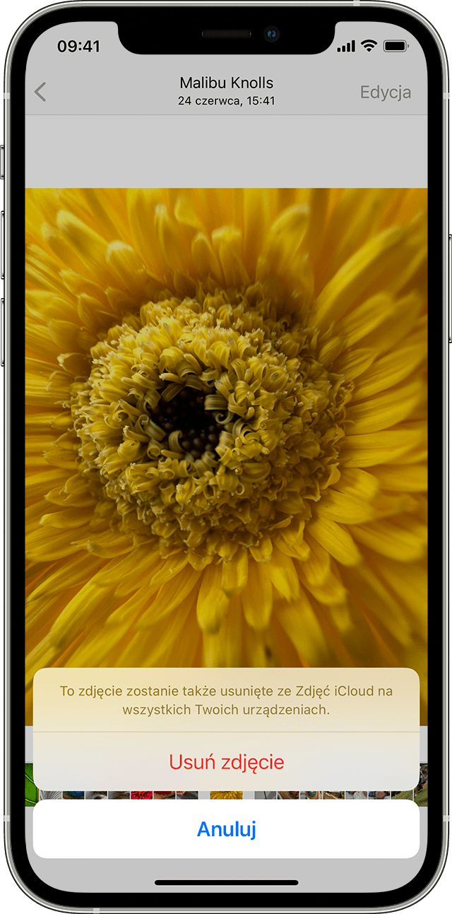 Dlaczego telefon nie usuwa zdjęć?