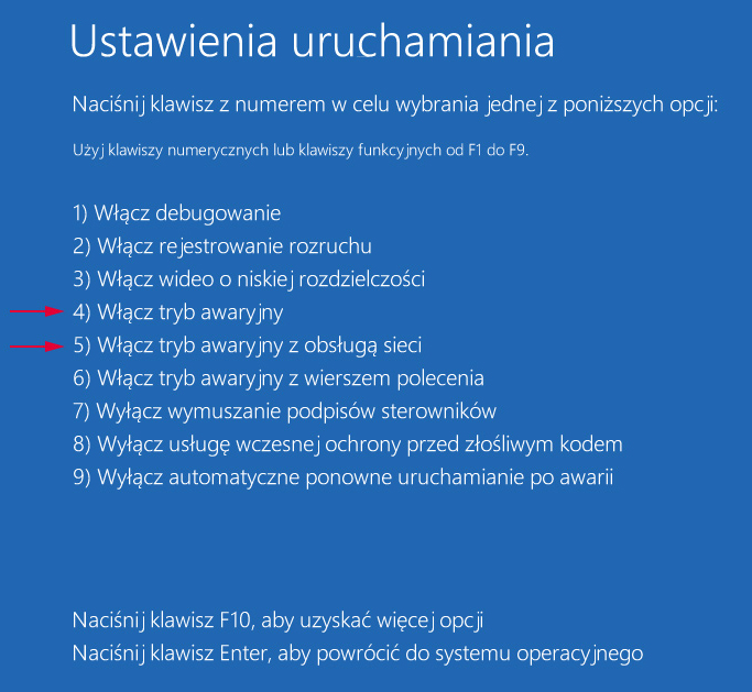 Dlaczego włączył się tryb awaryjny?