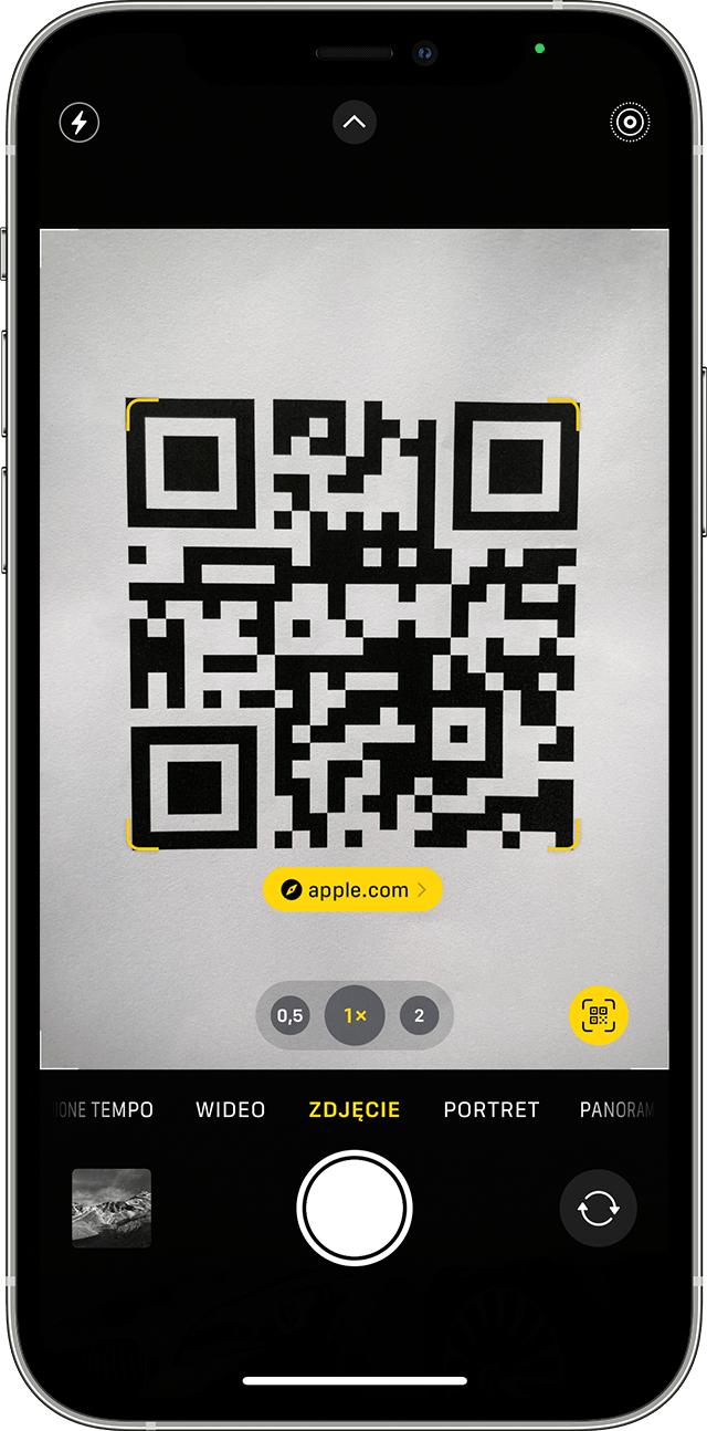 Gdzie jest skaner QR?