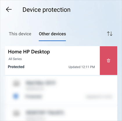 How do I remove device protection?