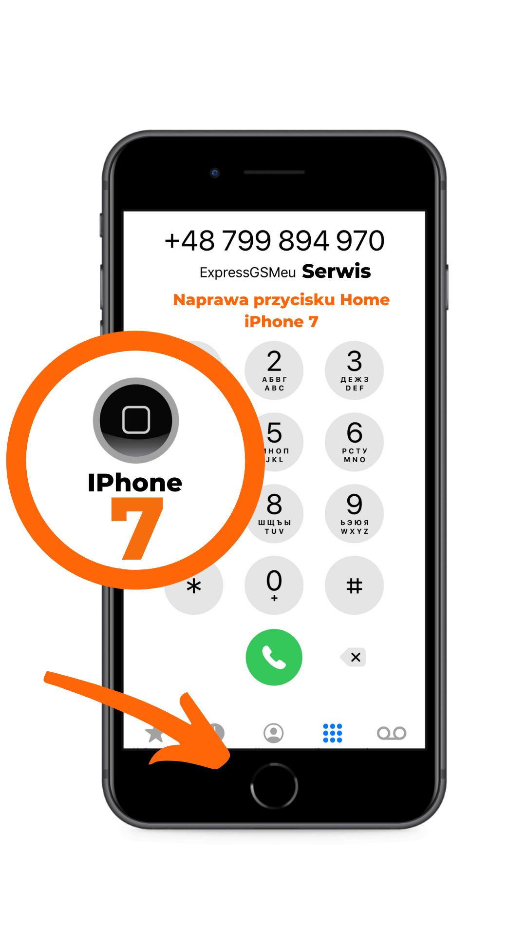 Ile kosztuje wymiana przycisku Home w iPhone 7?
