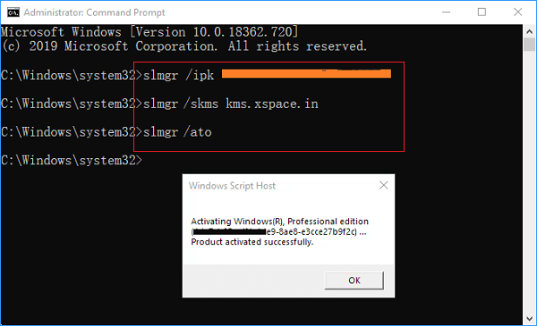Jak aktywować system Windows w cmd?