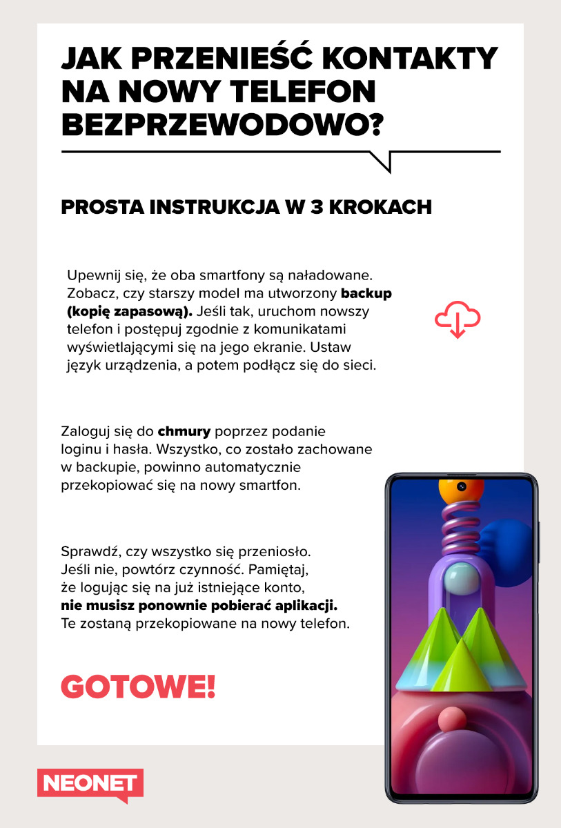 Jak przenieść Kontakty ze starego telefonu na nowy telefon?