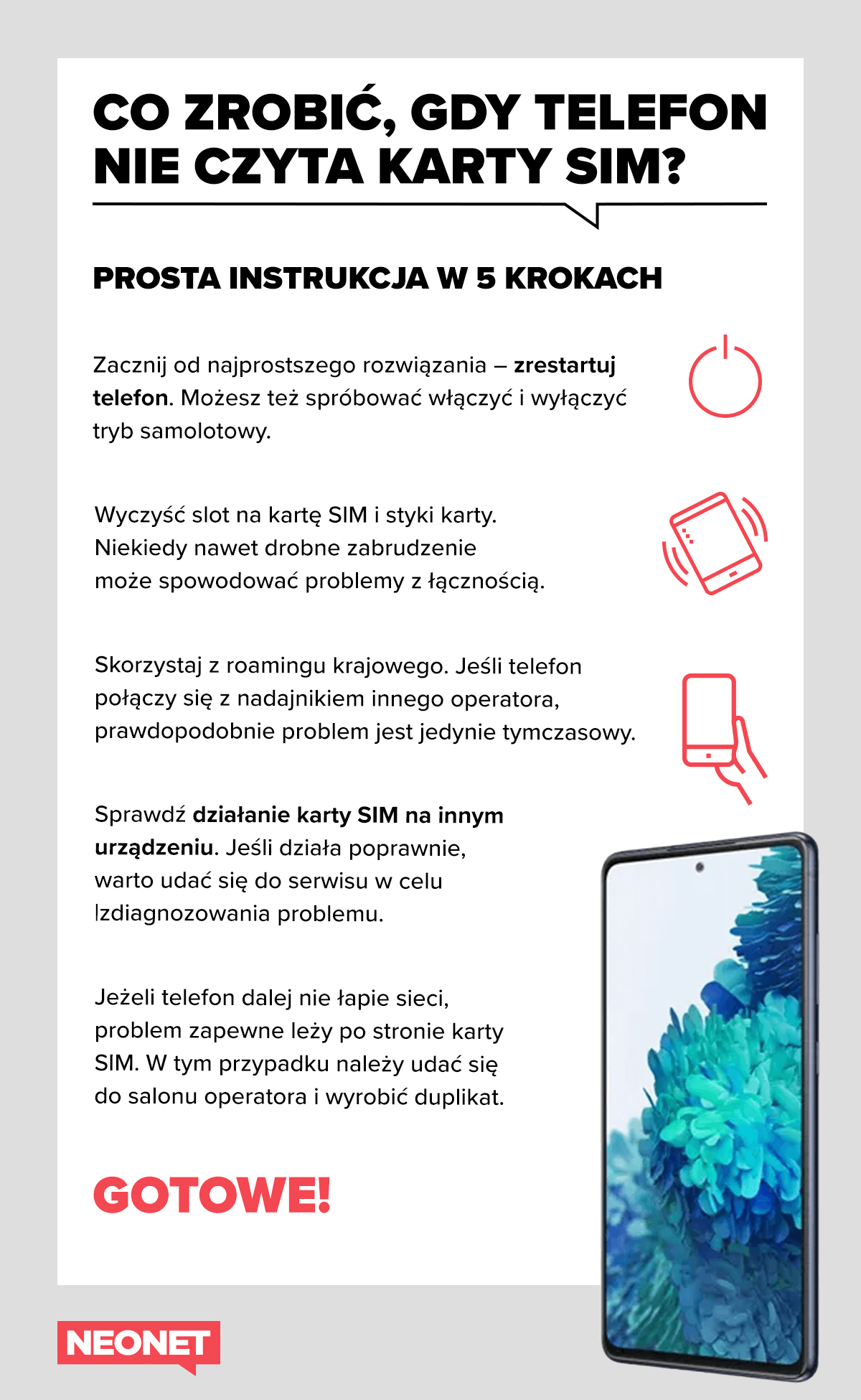 Jak sprawdzic czy karta SIM jest sprawna?