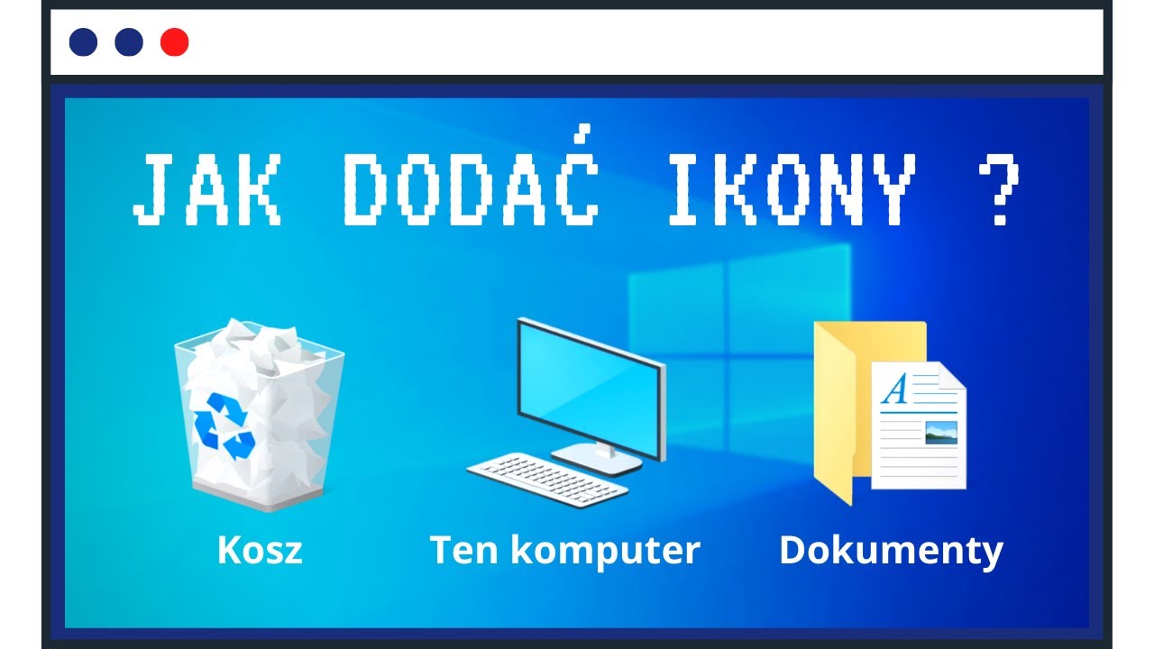 Jak wyciągnąć ikony na pulpit?