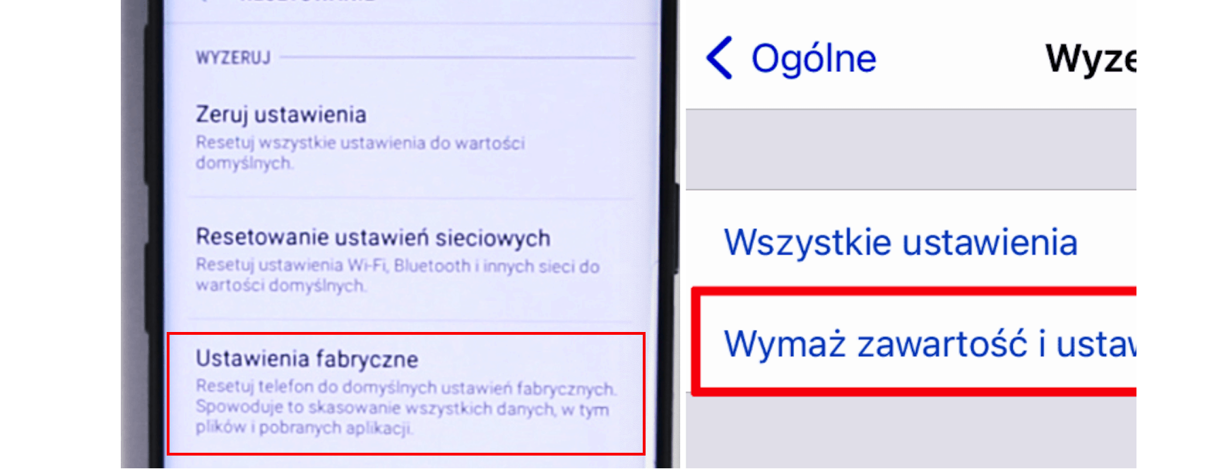 Jak zabezpieczyć dane przed resetem telefonu?