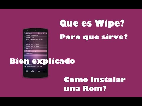 ¿Qué es hacer un wipe?