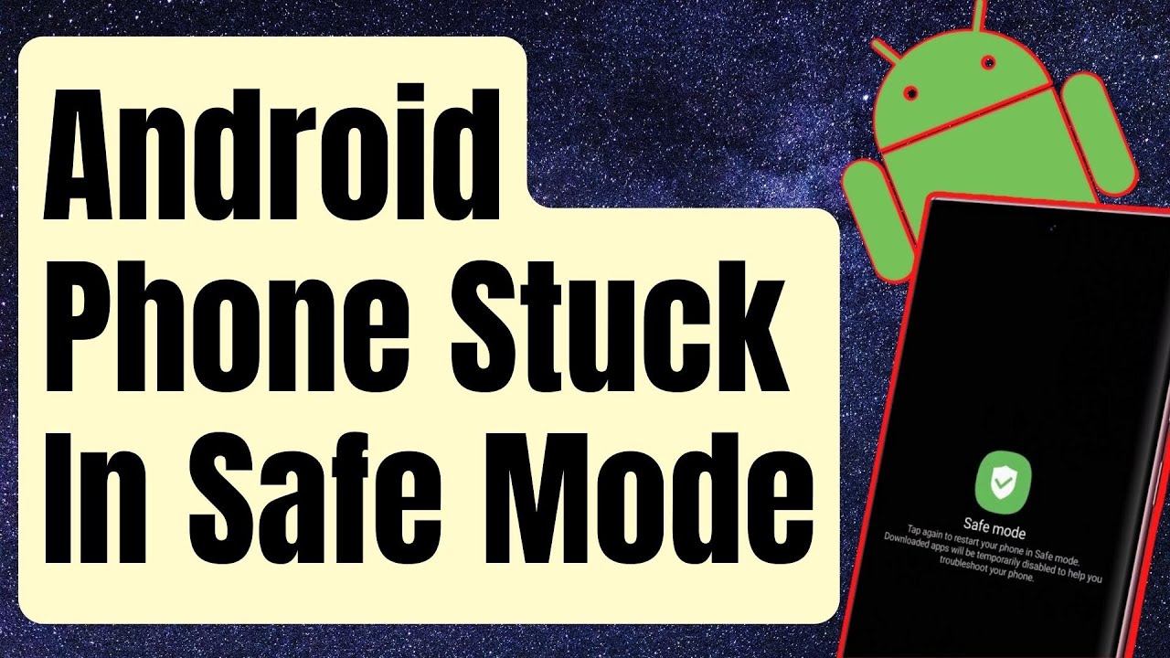 Why is my phone still in safe mode after factory reset?