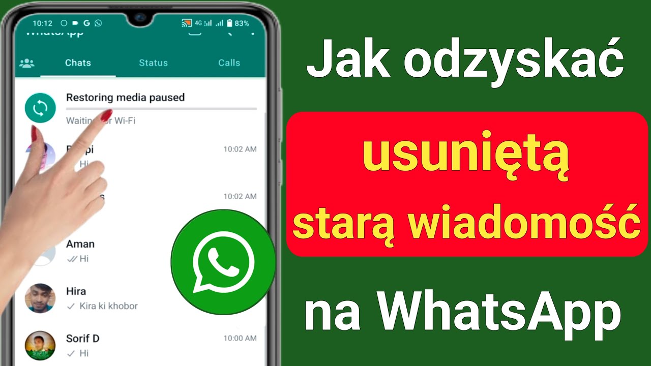 Jak odzyskać dane na WhatsApp?