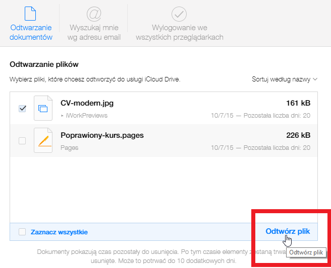 Jak odzyskać dane z iCloud?