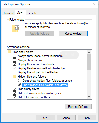 Jak odzyskać ukryty folder?