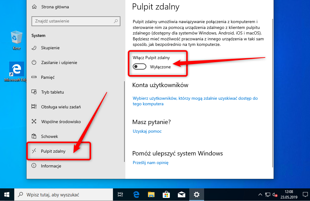 Jak połaczyć się zdalnie?