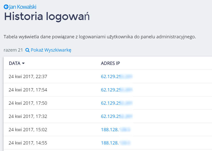 Jak sprawdzić historię IP?