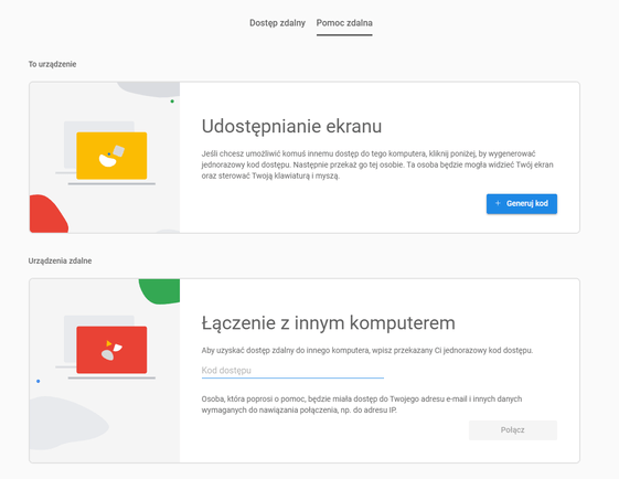 Jak udostępnić ekran zdalnie?