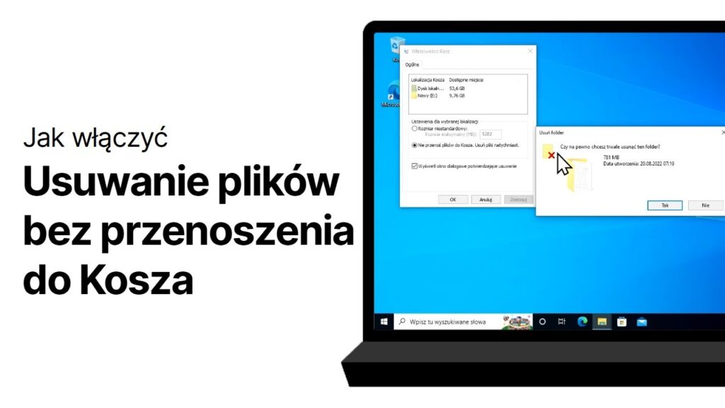 Jak usunąć pliki z komputera pomijając Kosz? - Crowdfund