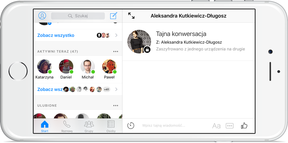 Co to jest tajna konwersacja?