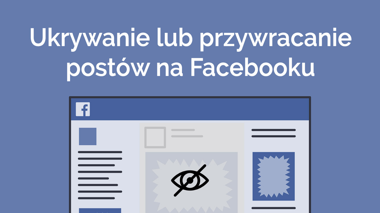 Co to znaczy ukryty w profilu na FB?