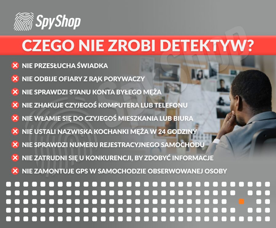 Czy detektyw może ustalic adres?