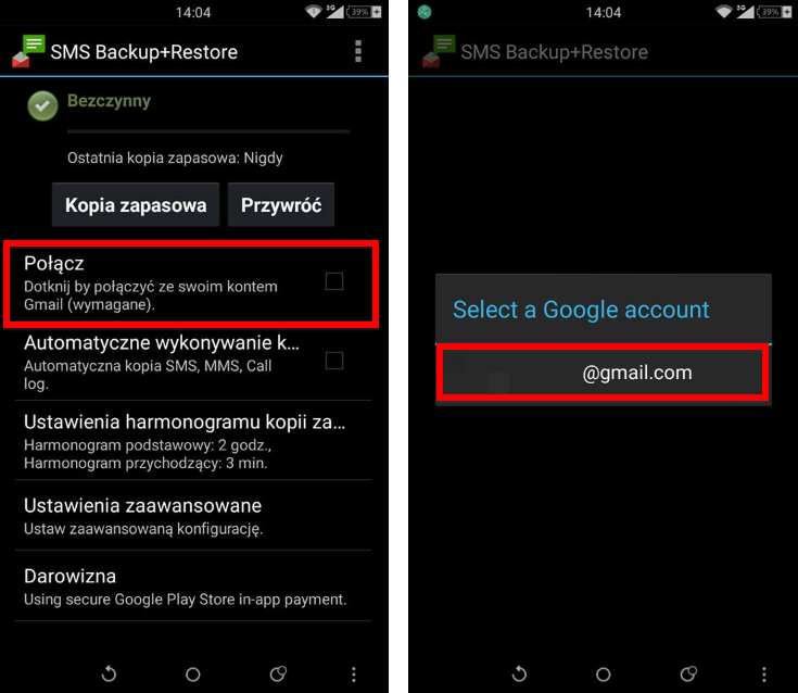 Czy konto Google zapisuje SMS?