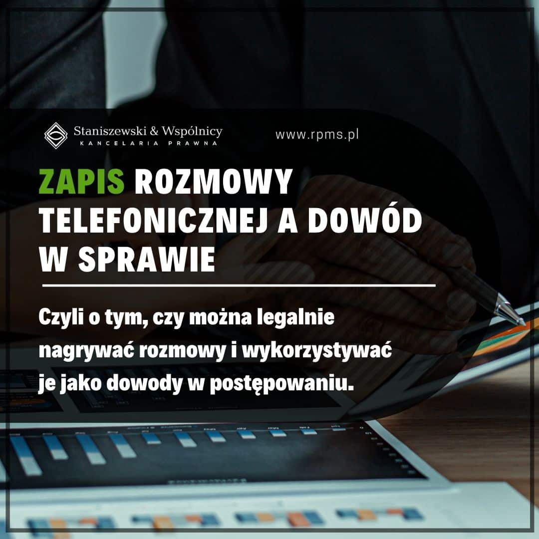 Czy można nagrywać czyjas rozmowe?