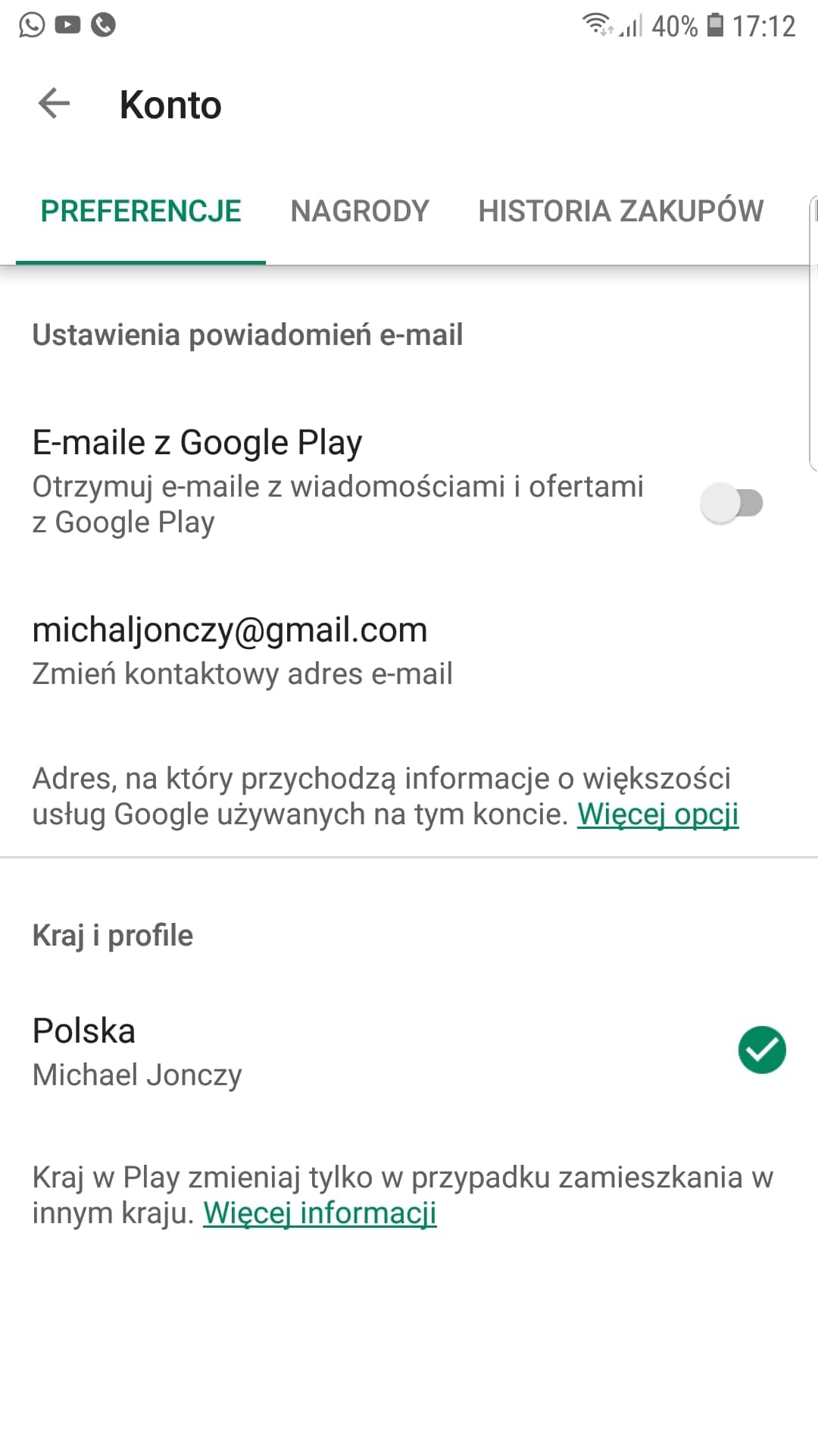 Dlaczego nie mogę pobrac aplikacji w innym kraju?