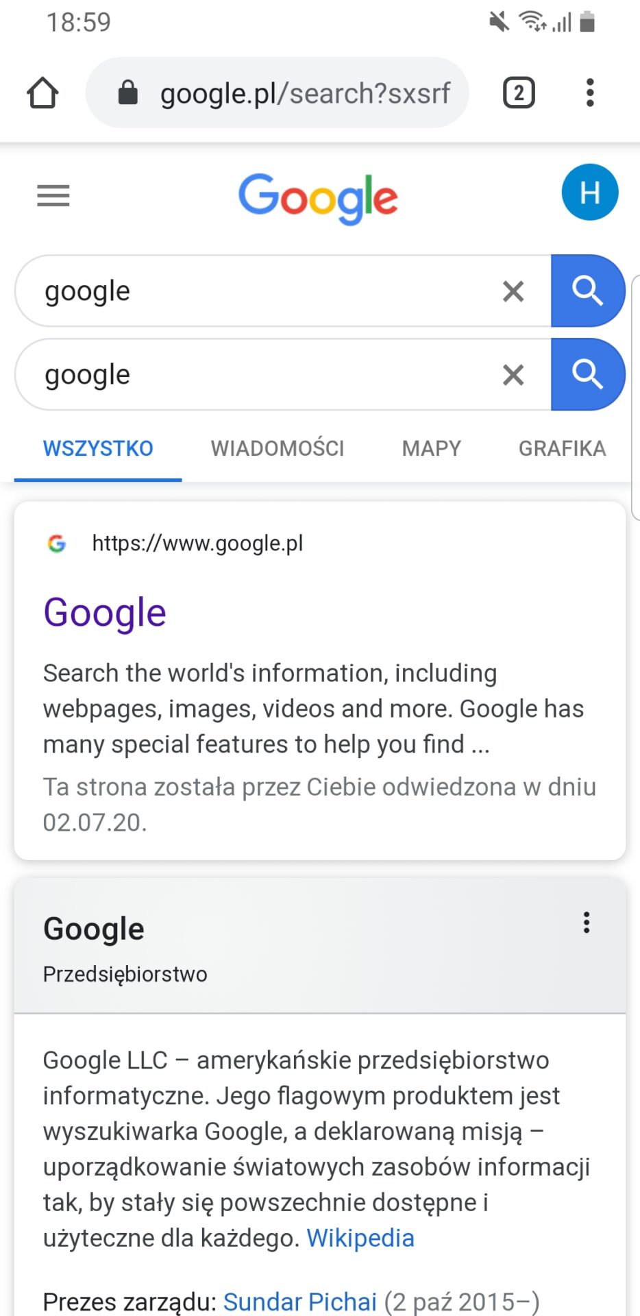 Gdzie jest Polska wyszukiwania?