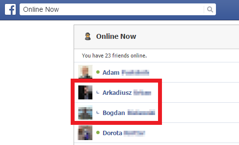 Jak sprawdzić czy ktoś jest online na facebooku?