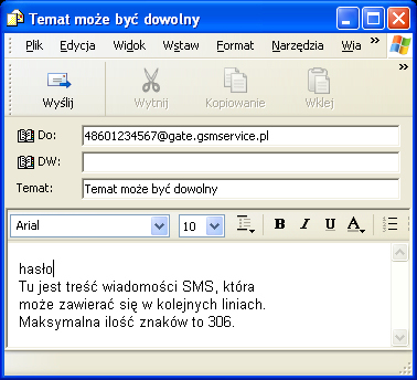 Jak wysłać SMS z telefonu na maila?