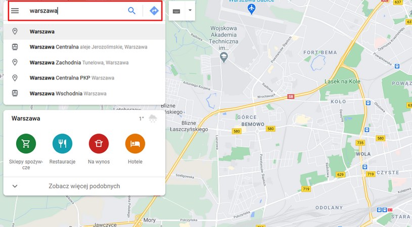 Jak zaznaczyć coś na mapie?