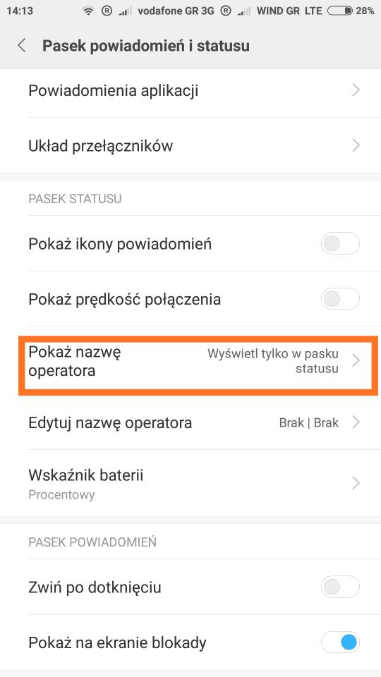 Jak zmienić operatora sieci w Xiaomi?